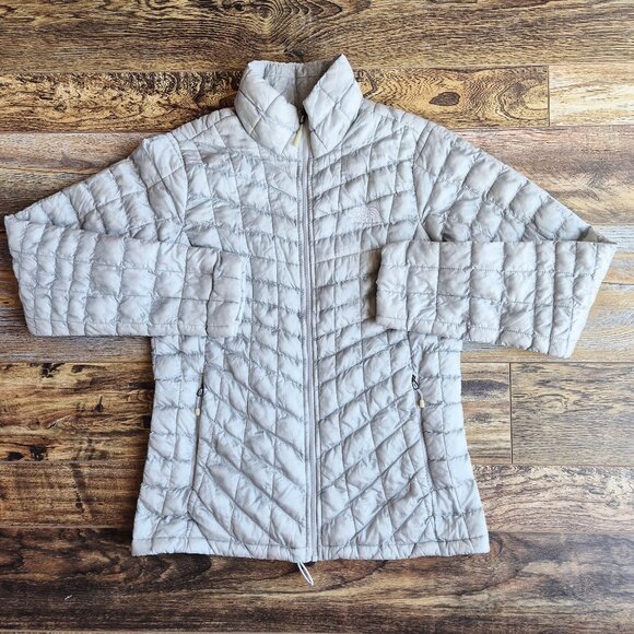 The North Face Thermoball Trekker Puffer Jacket Zip-Up Lightweight Grey - Picture 7 of 16